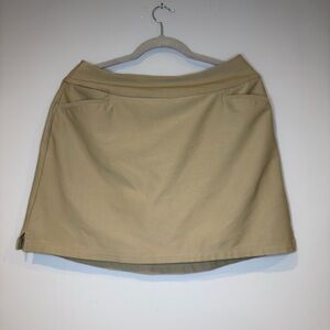 Adidas Tan A-Line Mini Skirt Casual